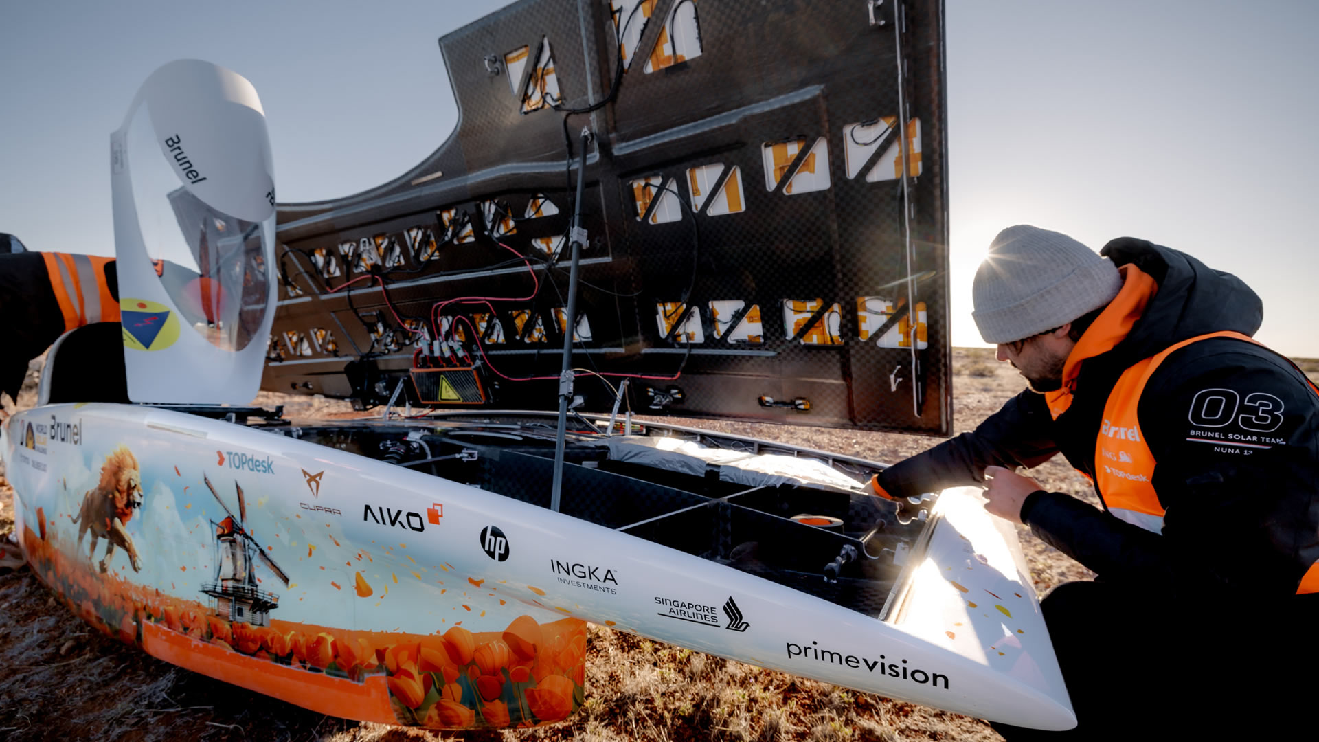 The 3000 km Odyssey of  Sunlight and Speed