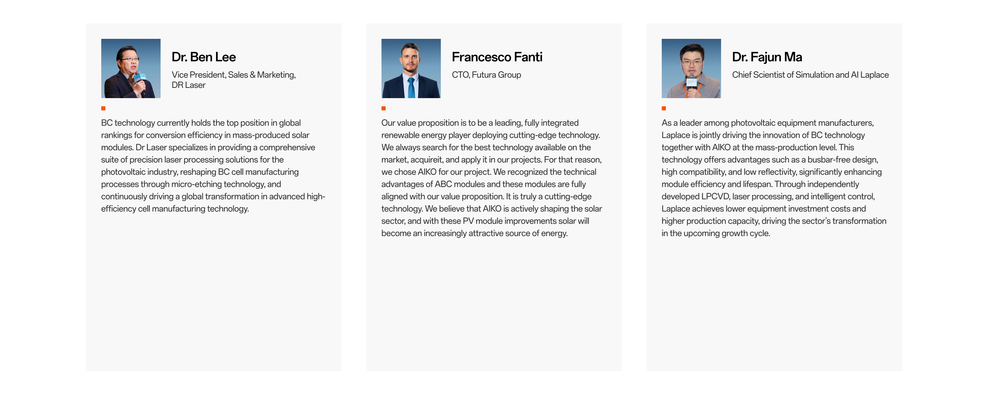 Voices from the Summit